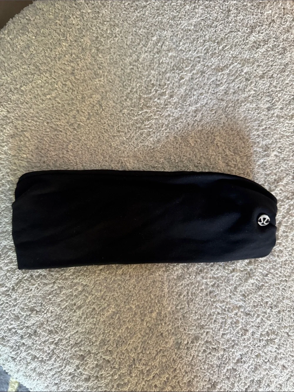 Lululemon Bang Buster Wide Black Headband. OS.